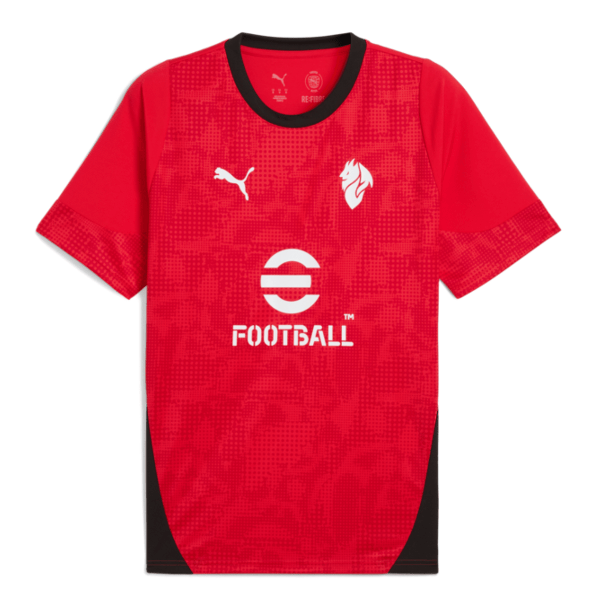 Puma AC Milan Training Jersey 25/26 (Red/Black) | SoccerWearhouse