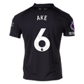 Puma Ake Men's Manchester City Away Jersey 25/26 w/ NRFR + EPL Patches (Puma Black)
