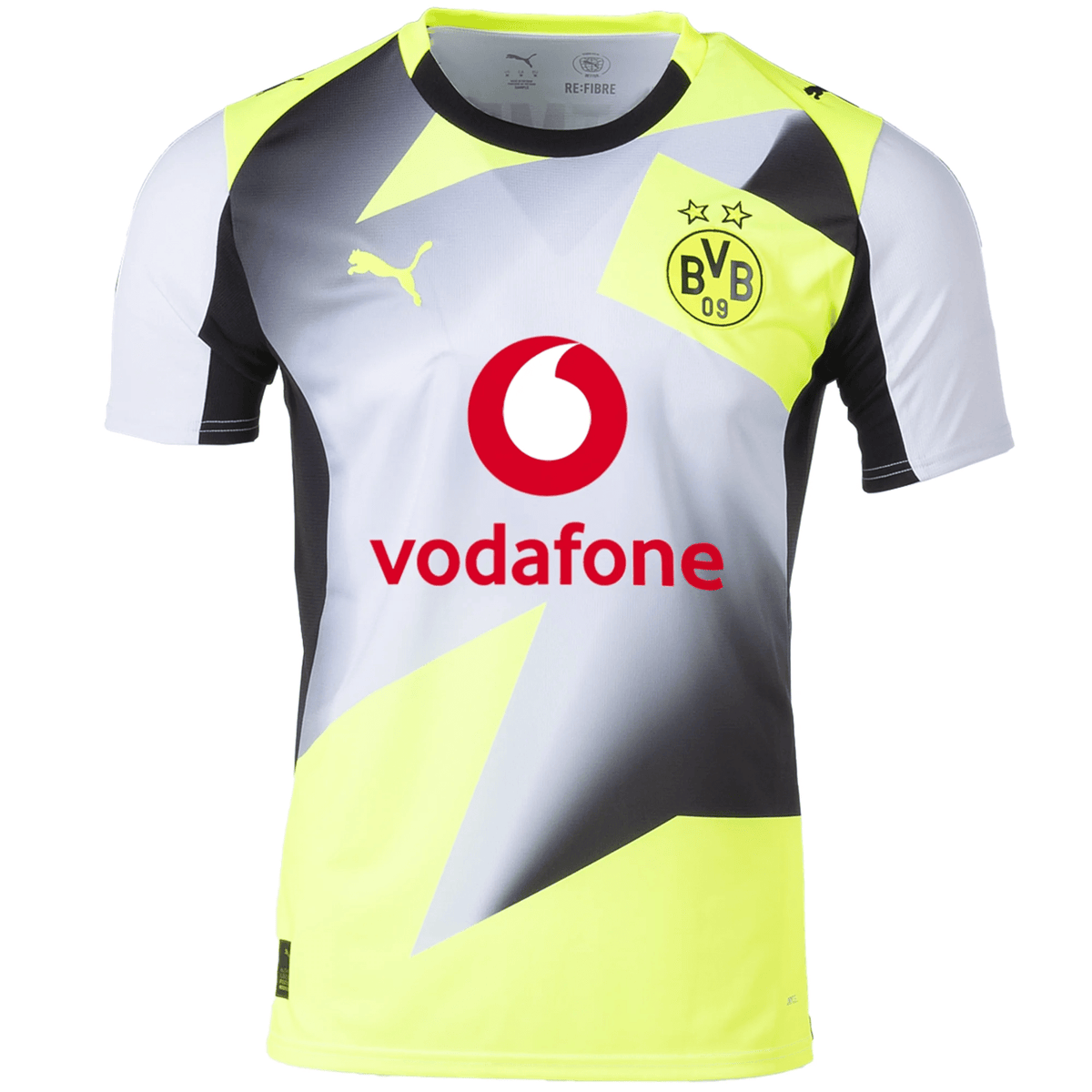 Puma Borussia Dortmund Away Jersey 25/26 (Silver Mist/Yellow Alert) | SoccerWearhouse