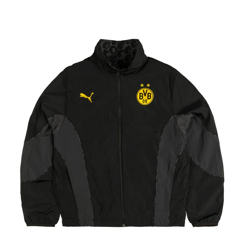 Puma BVB 25/26 KidSuper Reversible Jacket (Puma Black/Faster Yellow) | SoccerWearhouse