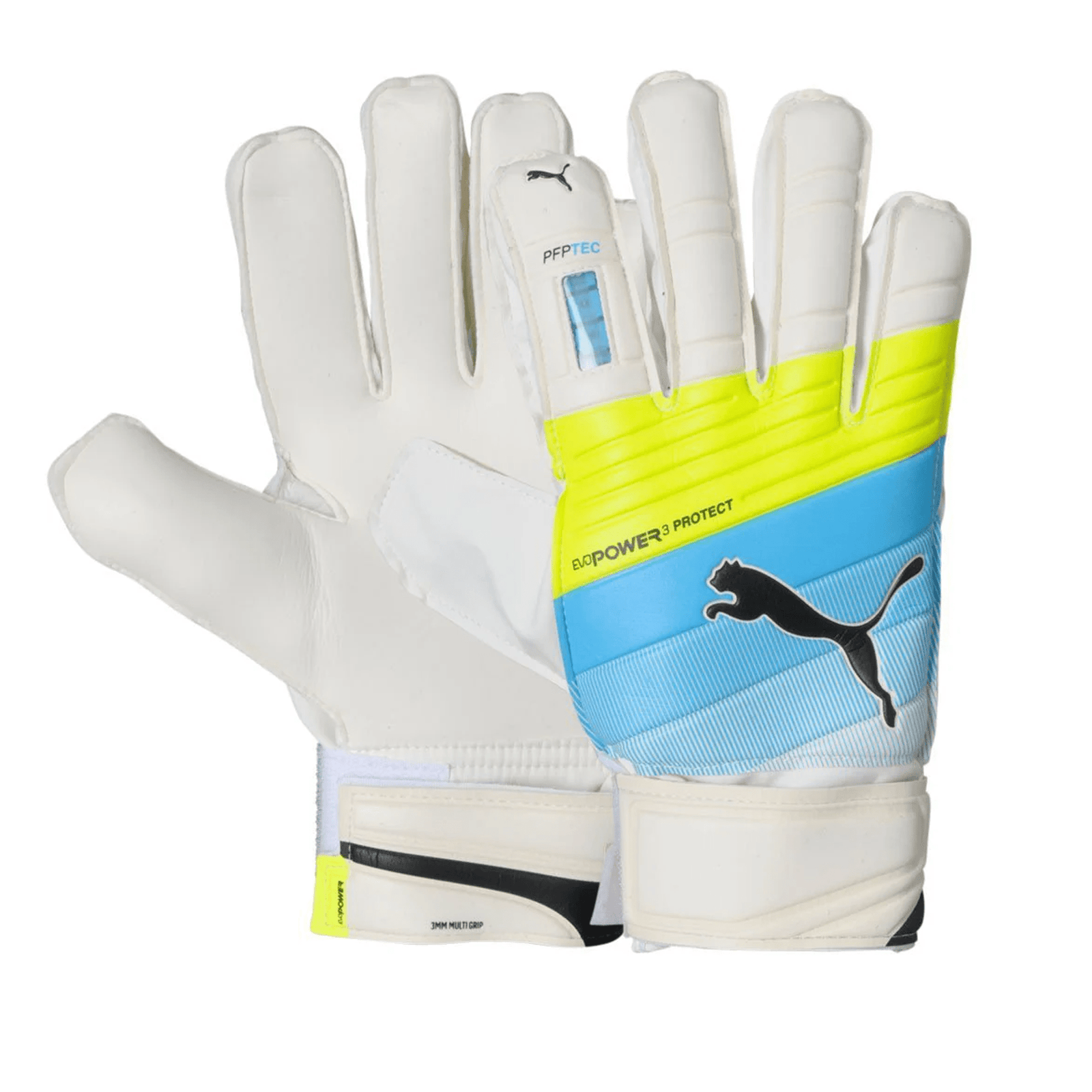 Puma evoPower Protect 3.3 Goalkeeper Gloves (White) | SoccerWearhouse