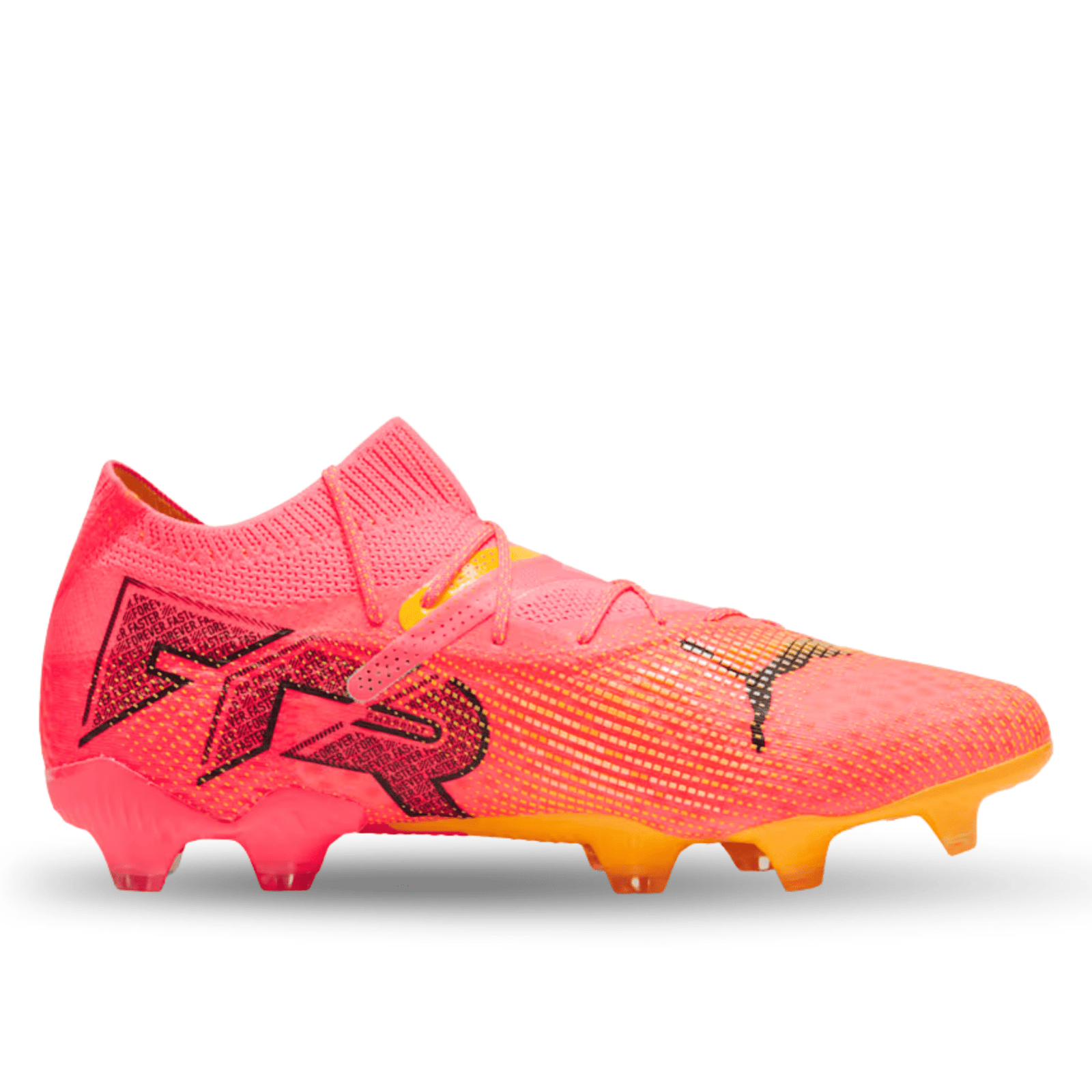 Puma Future 7 Ultimate FG/AG Soccer Cleats (Sunset Glow/Puma Black) | SoccerWearhouse