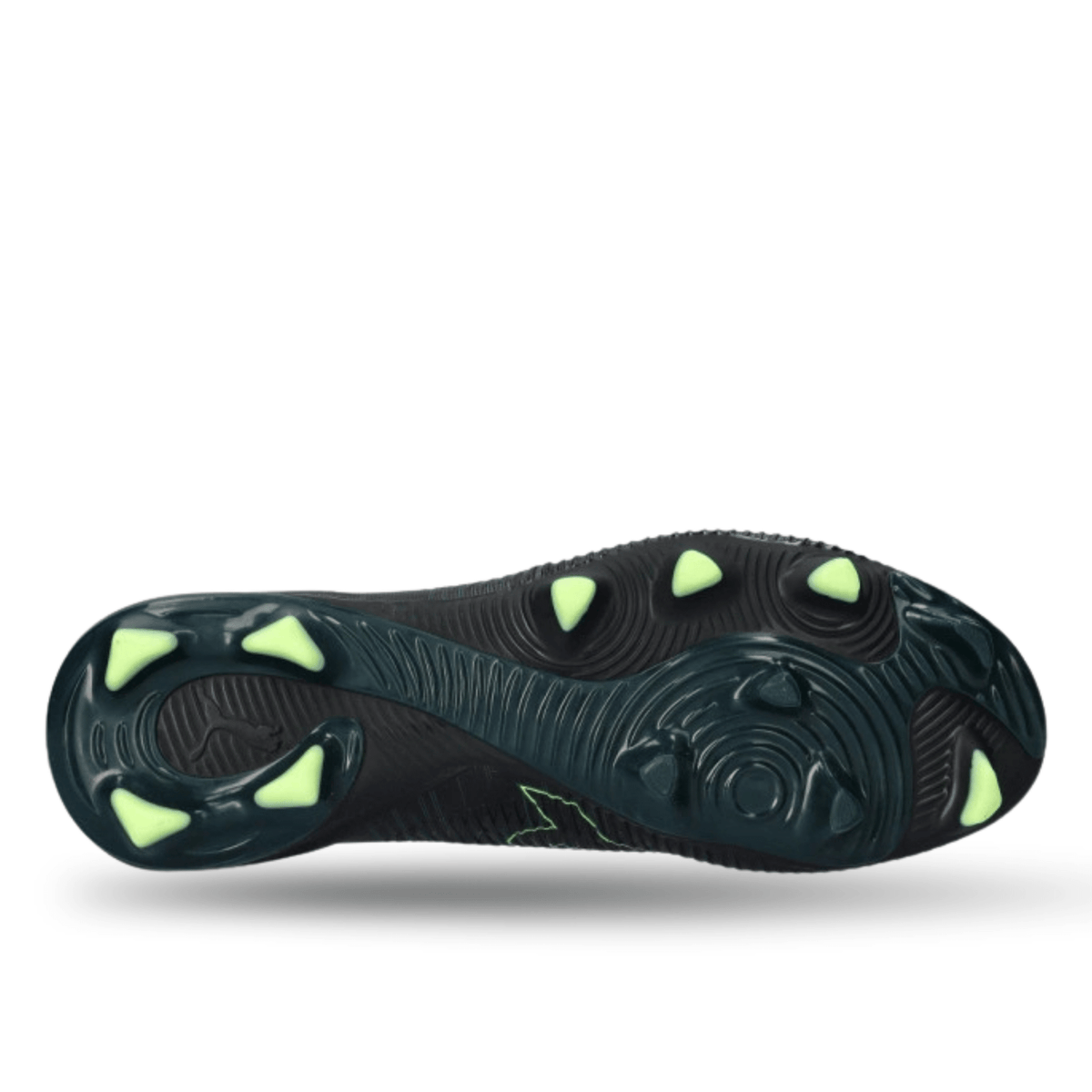 Puma Future 8 Match FG/AG Soccer Cleats (Black/Fizzy Light/Green) | SoccerWearhouse