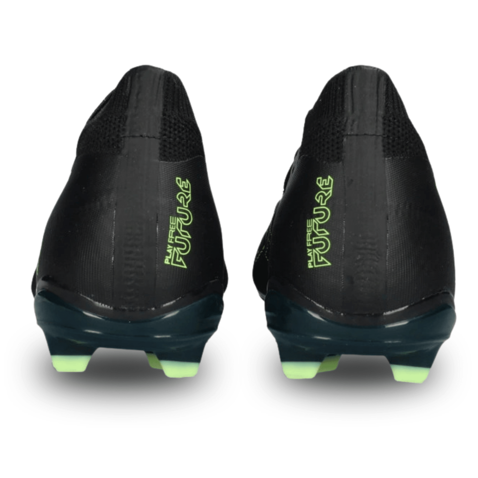 Puma Future 8 Match FG/AG Soccer Cleats (Black/Fizzy Light/Green) | SoccerWearhouse