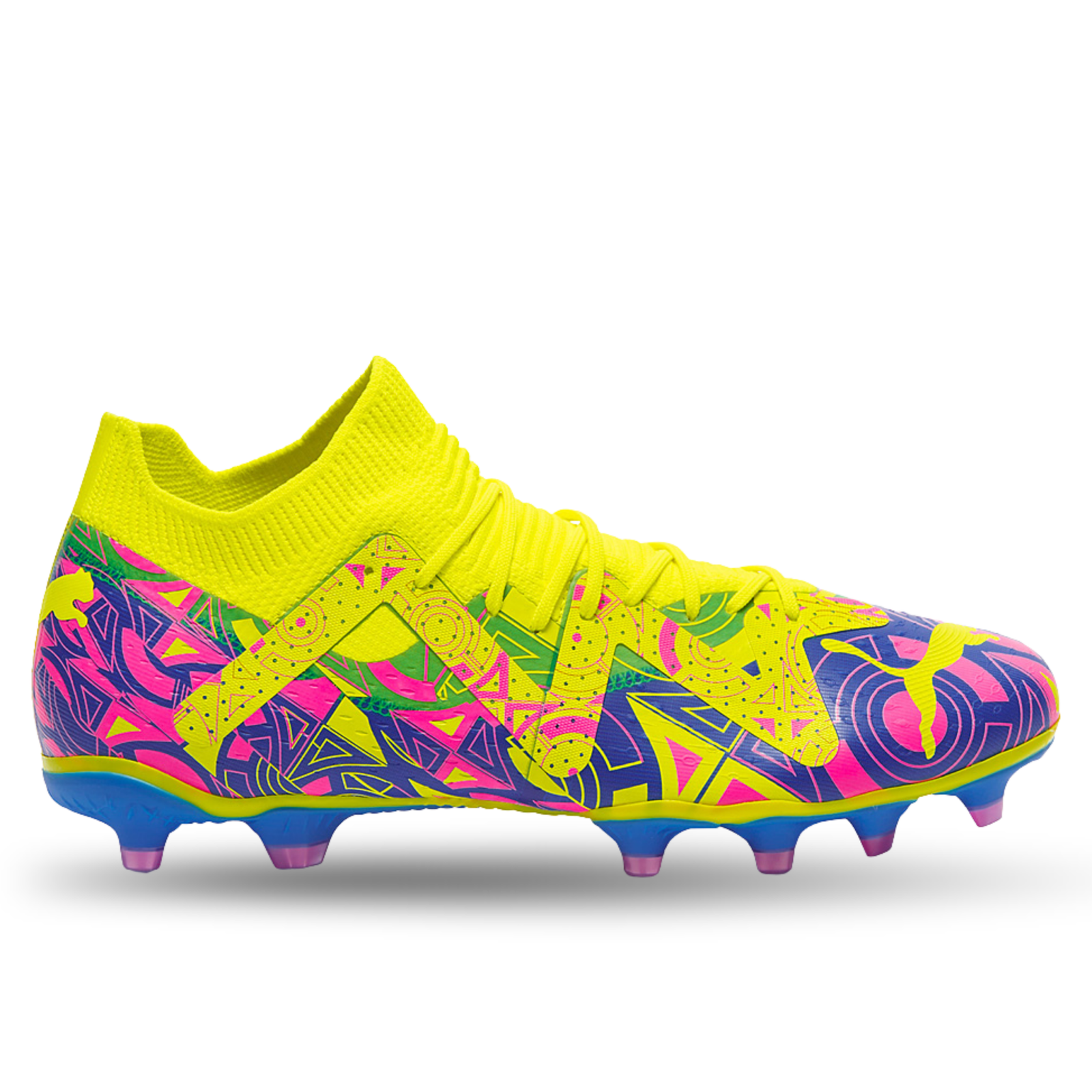 Puma Future Match Energy FG/AG Soccer Cleats (Ultra Blue/Yellow Alert) | SoccerWearhouse