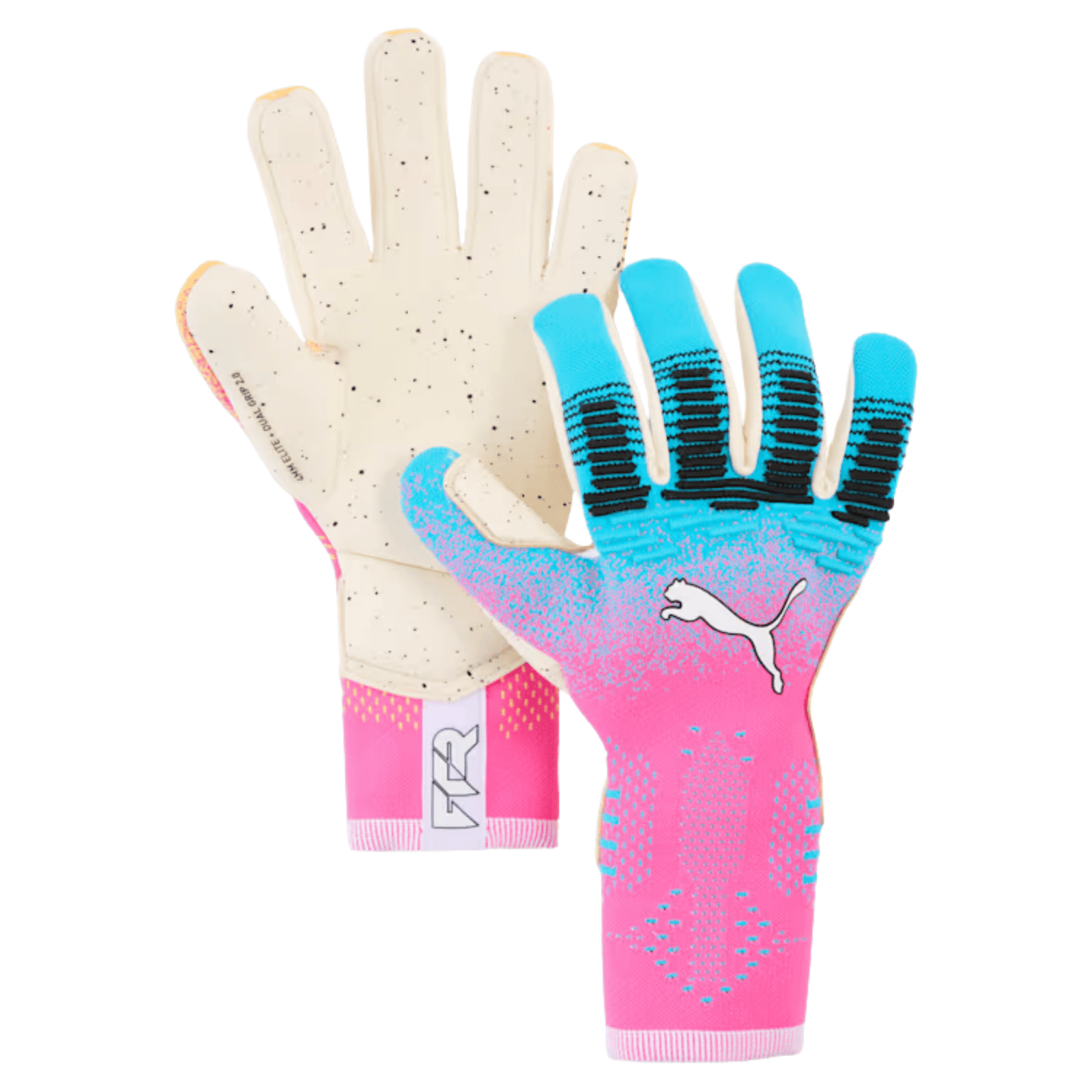 PUMA FUTURE Ultimate NC Goalkeeper Gloves (Blue/Pink) | SoccerWearhouse