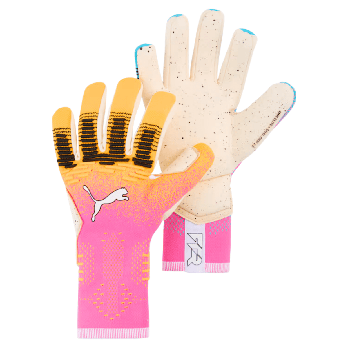 PUMA FUTURE Ultimate NC Goalkeeper Gloves (Blue/Pink) | SoccerWearhouse
