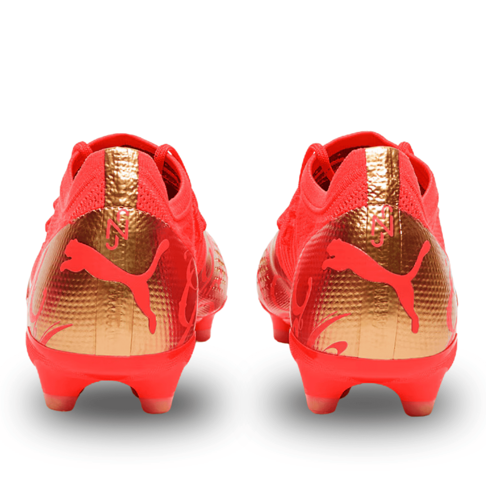 Puma Future Z 2.4 Neymar Jr FG/AG Soccer Cleats (Fiery Coral/Gold) | SoccerWearhouse