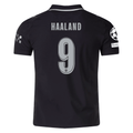 Puma Manchester City Authentic Erling Haaland Away Jersey w/ Champions League Patches 25/26 (Puma Black)
