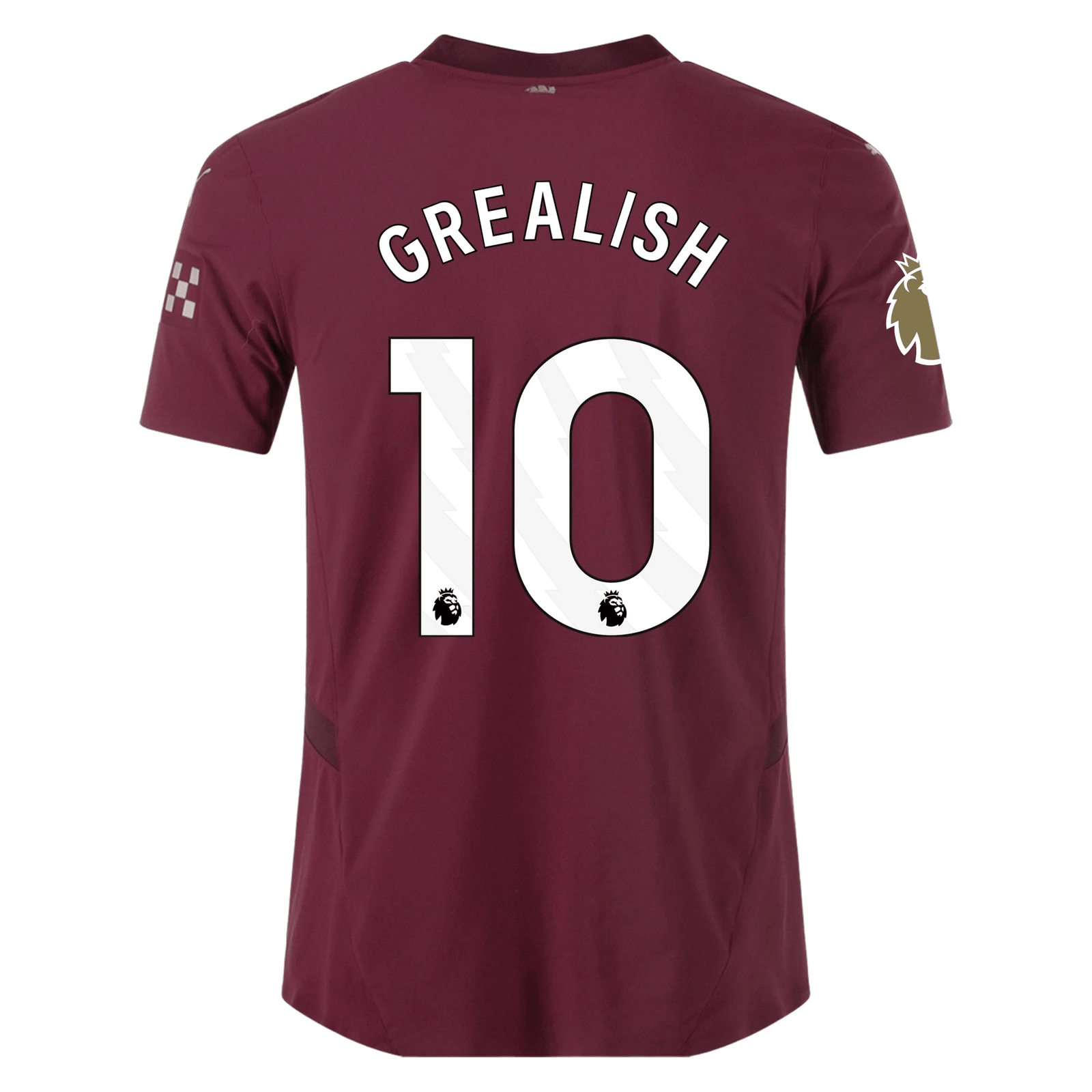 Puma Manchester City Authentic Jack Grealish Third Jersey w/ EPL + Club World Cup Patch 24/25 (Dark Jasper) | SoccerWearhouse