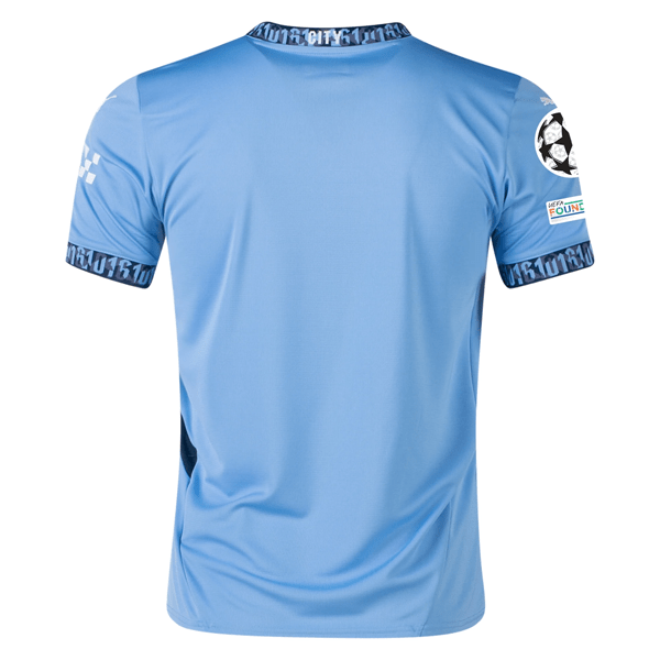 Puma Manchester City Kyle Walker Home Jersey w/ Champions League + Club World Cup Patch 24/25 (Team Light Blue/Marine Blue) | SoccerWearhouse