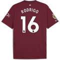 Puma Manchester City Rodrigo Third Jersey w/ EPL + No Room For Racism + Club World Cup Patches24/25 (Dark Jasper)