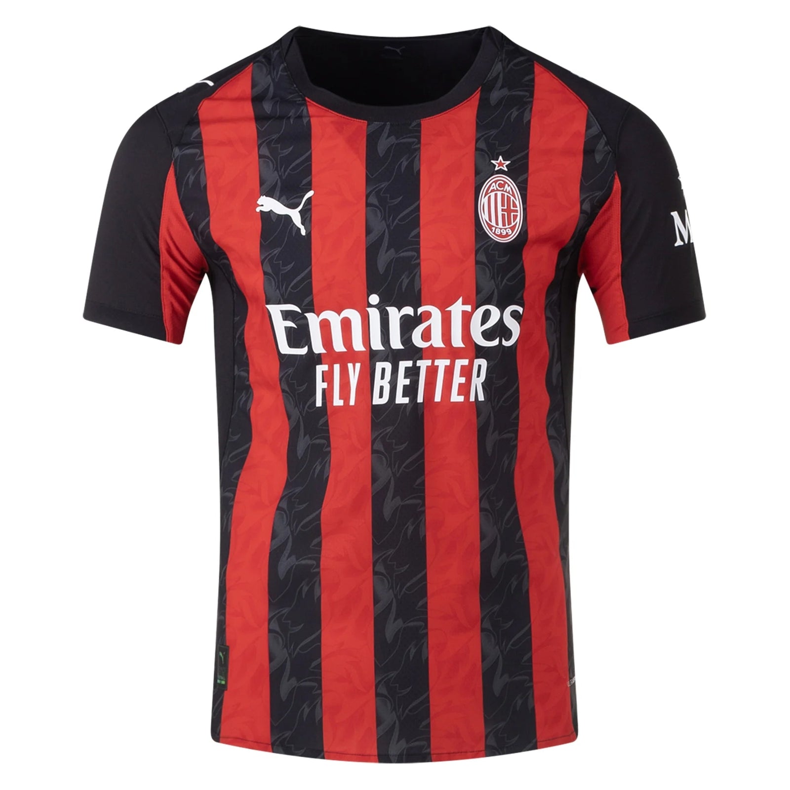 Puma Men's AC Milan Authentic Home Jersey 25/26 (Red/Black) | SoccerWearhouse