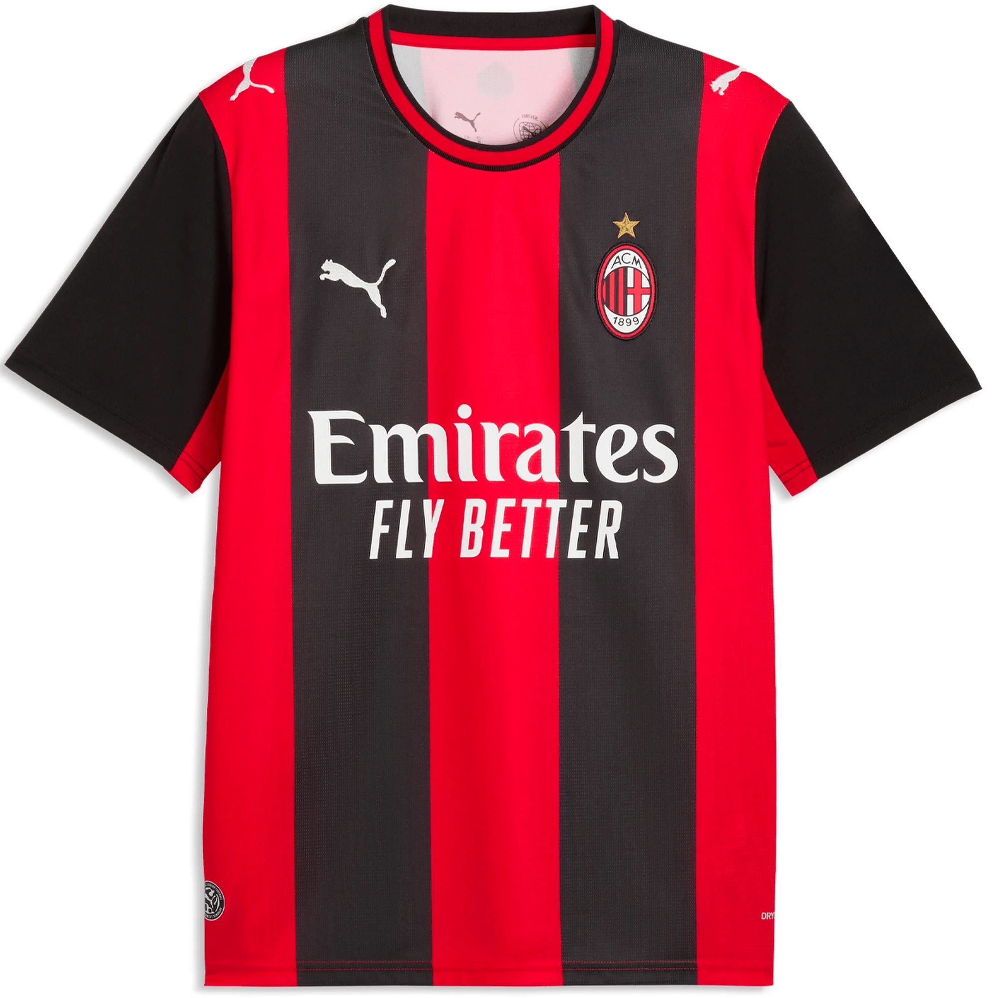 Puma Mens AC MIlan Home Jersey 26/27 (Red/Black)