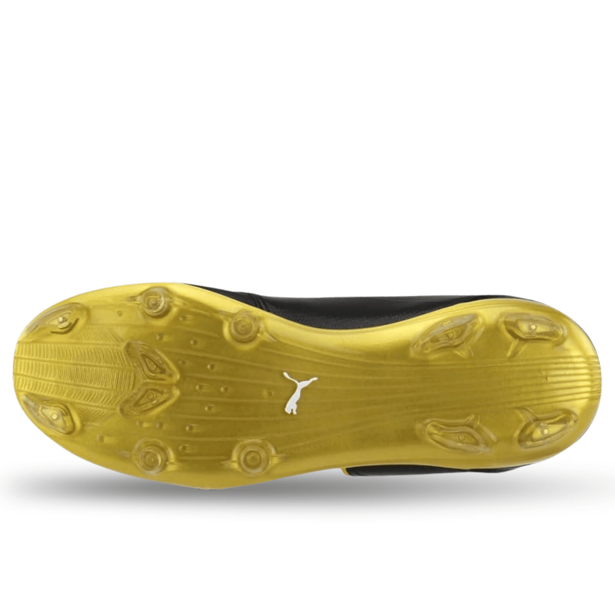 PUMA Men's Capitano II FG Firm Ground Soccer Cleats (Black/Gold) | SoccerWearhouse