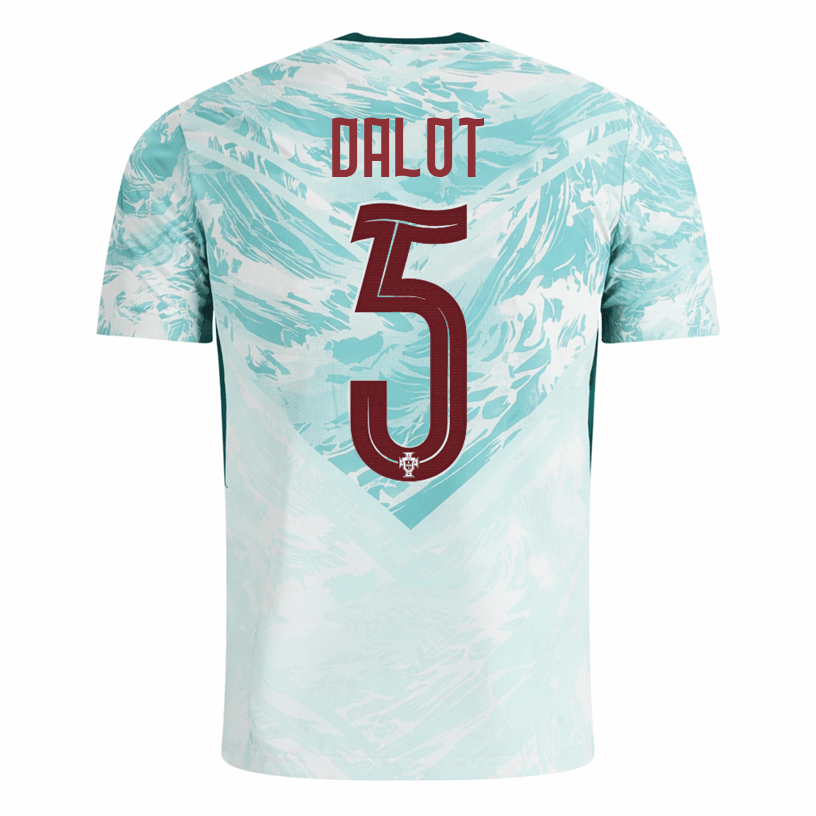 PUMA Men's Dalot Portugal 2026 Authentic Match Away Jersey (White/Green Lagoon) | SoccerWearhouse