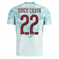 PUMA Men's Diogo Costa Portugal 2026 Authentic Match Away Jersey (White/Green Lagoon)