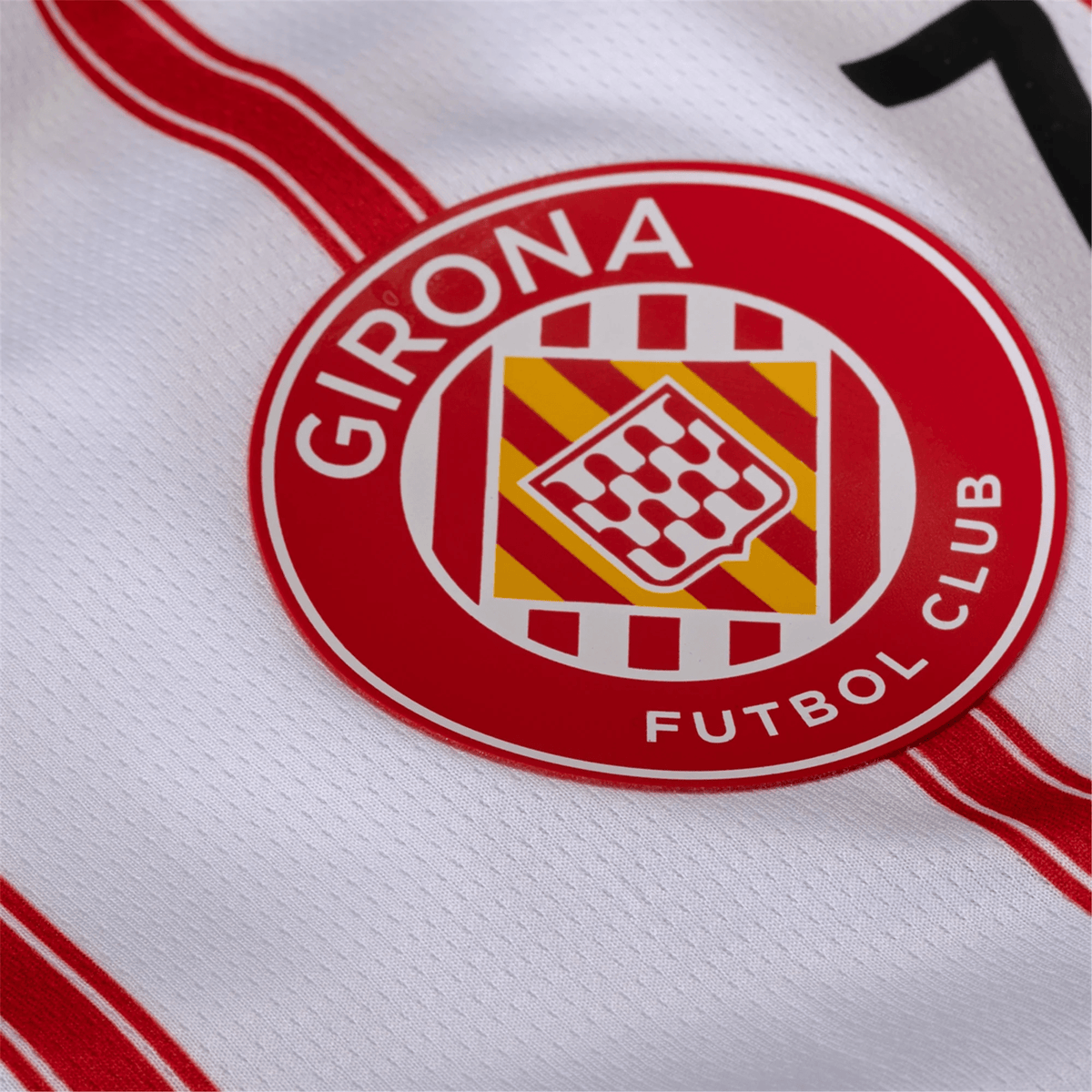 Puma Men's Girona Home Jersey 25/26 (Puma White/Puma Red) | SoccerWearhouse