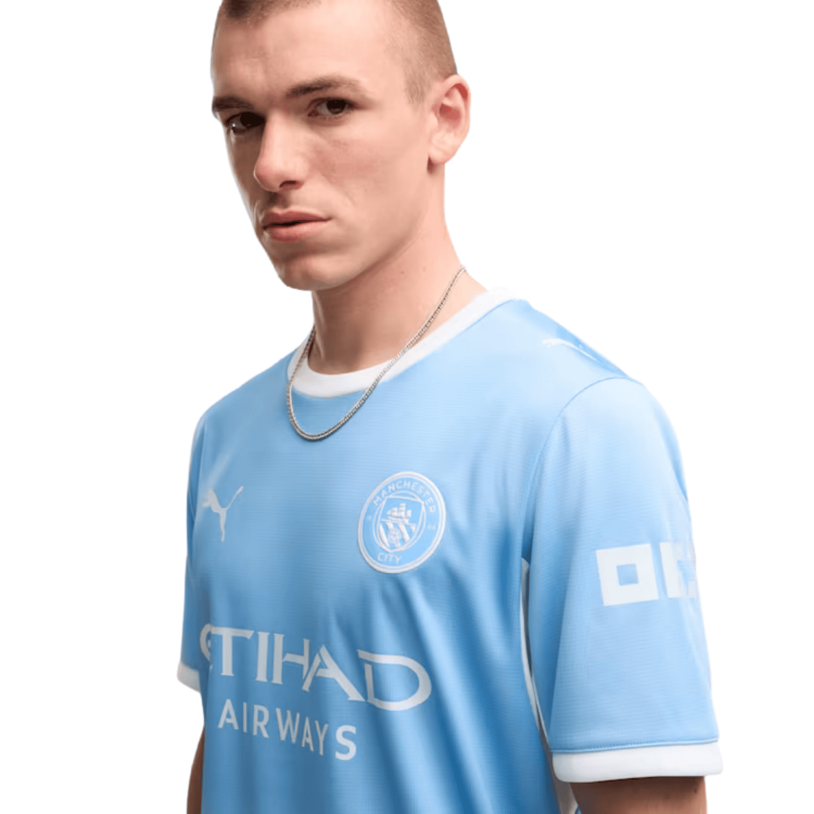 Puma Mens Manchester City Home Jersey 26/27 (Team Light Blue/Icey Blue) | SoccerWearhouse