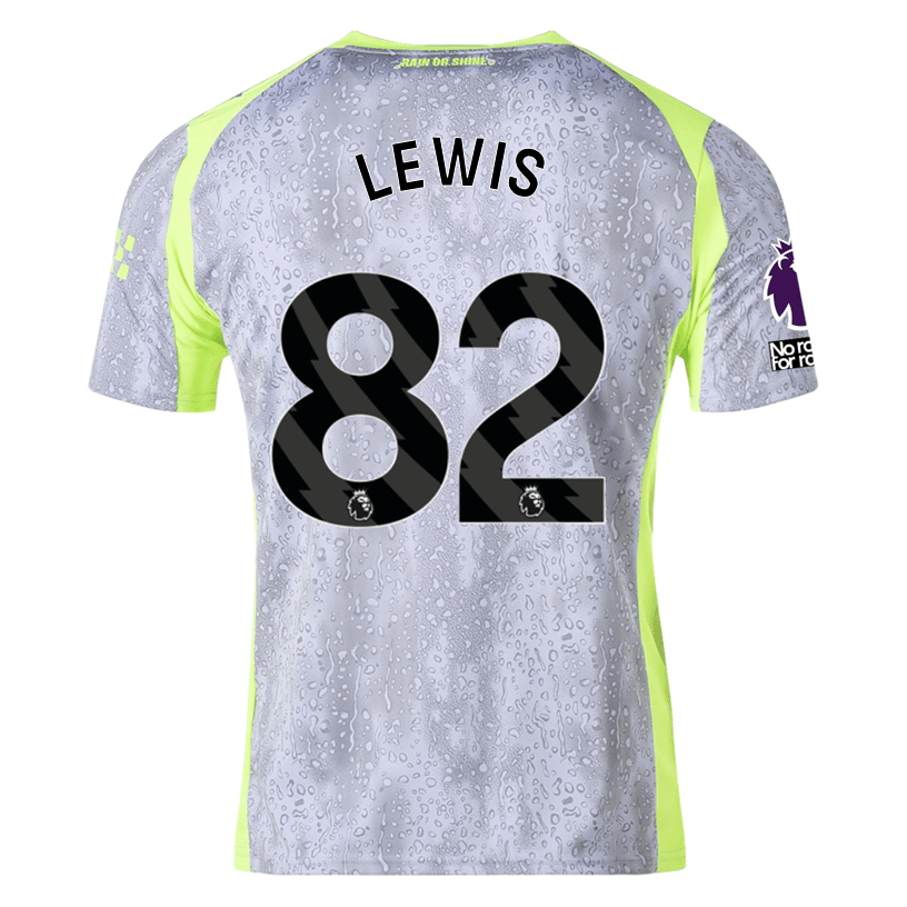 Puma Men's Manchester City Lewis Third Jersey w/ EPL + No Room For Racism Patches 25/26 (Cool Weather/Pro Green) | SoccerWearhouse