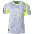Puma Men's Manchester City Third Jersey w/ EPL + No Room For Racism Patches 25/26 (Cool Weather/Pro Green)