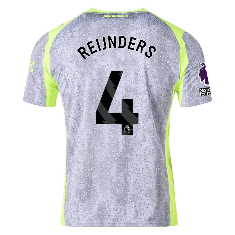 Puma Men's Manchester City Reijnders Third Jersey w/ EPL + No Room For Racism Patches 25/26 (Cool Weather/Pro Green) | SoccerWearhouse