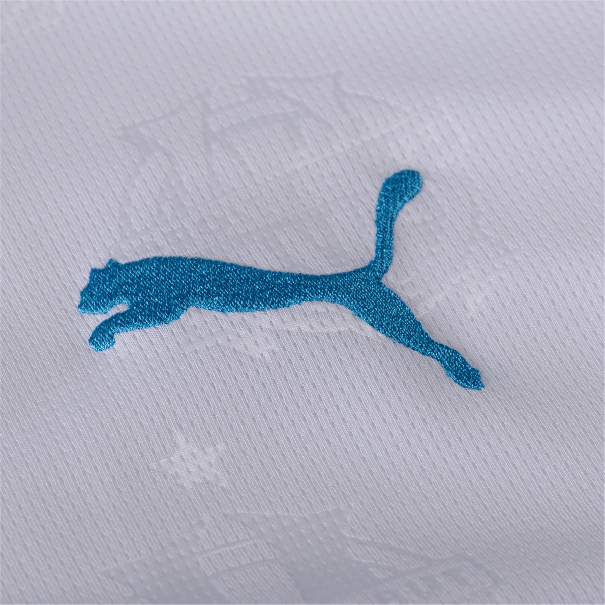 Puma Men's Marseille Home Jersey 25/26 (White/Blue) | SoccerWearhouse