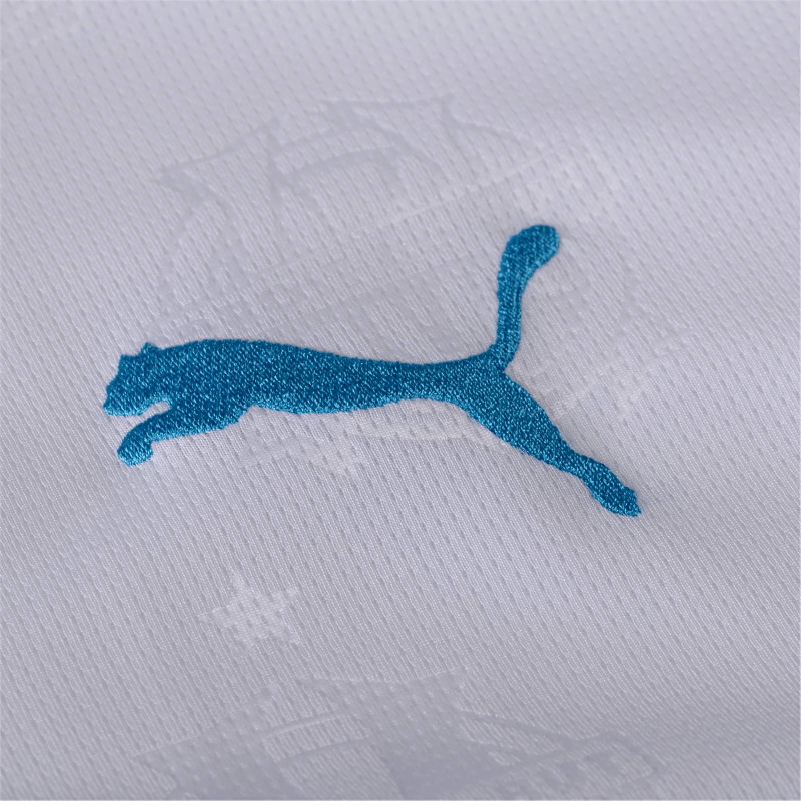 Puma Men's Marseille Home Jersey 25/26 (White/Blue) | SoccerWearhouse
