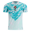 PUMA Men's Portugal 2026 Authentic Match Away Jersey (White/Green Lagoon)