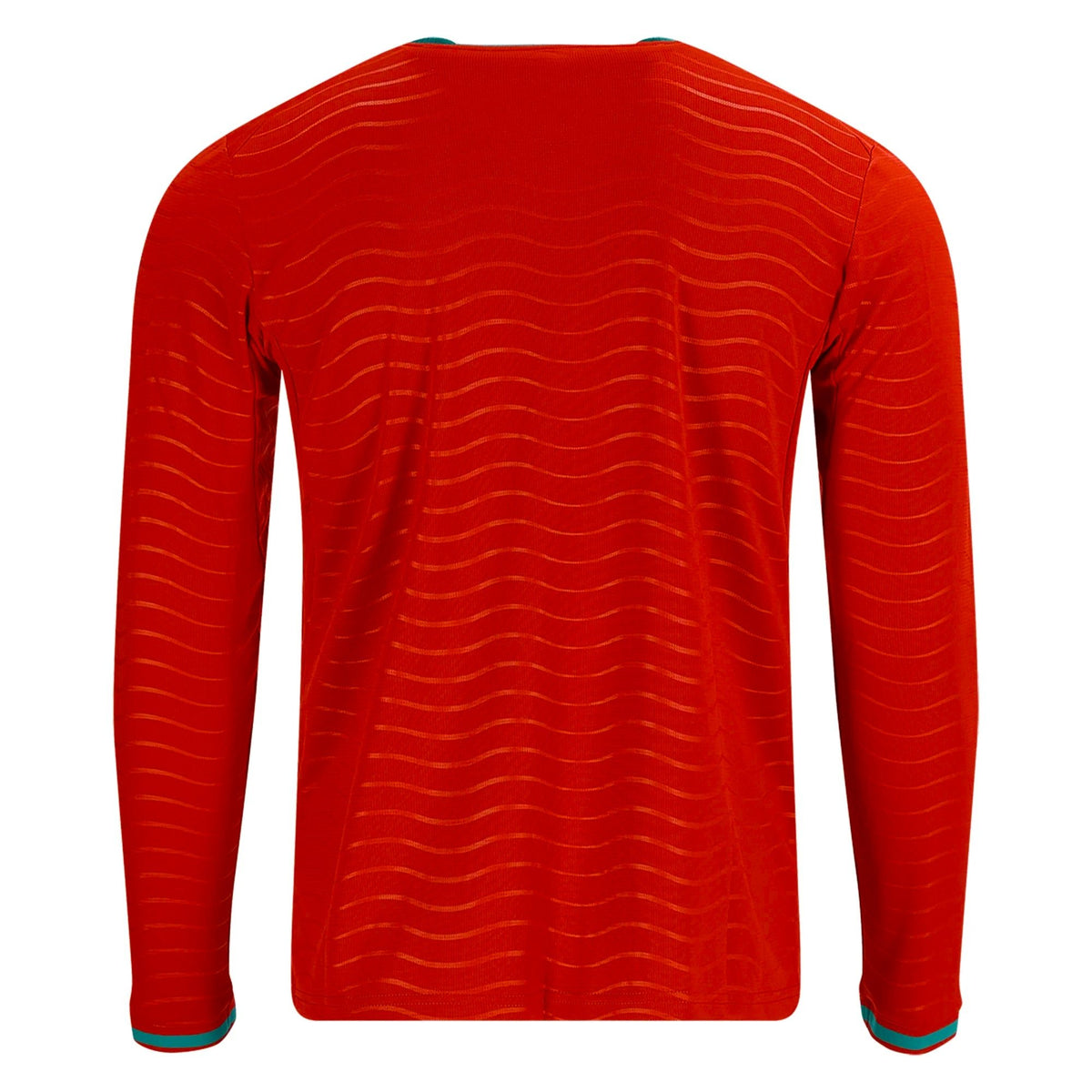 PUMA Men's Portugal Long Sleeve Home World Cup 2026 Jersey (Club Red/Green Lagoon) | SoccerWearhouse