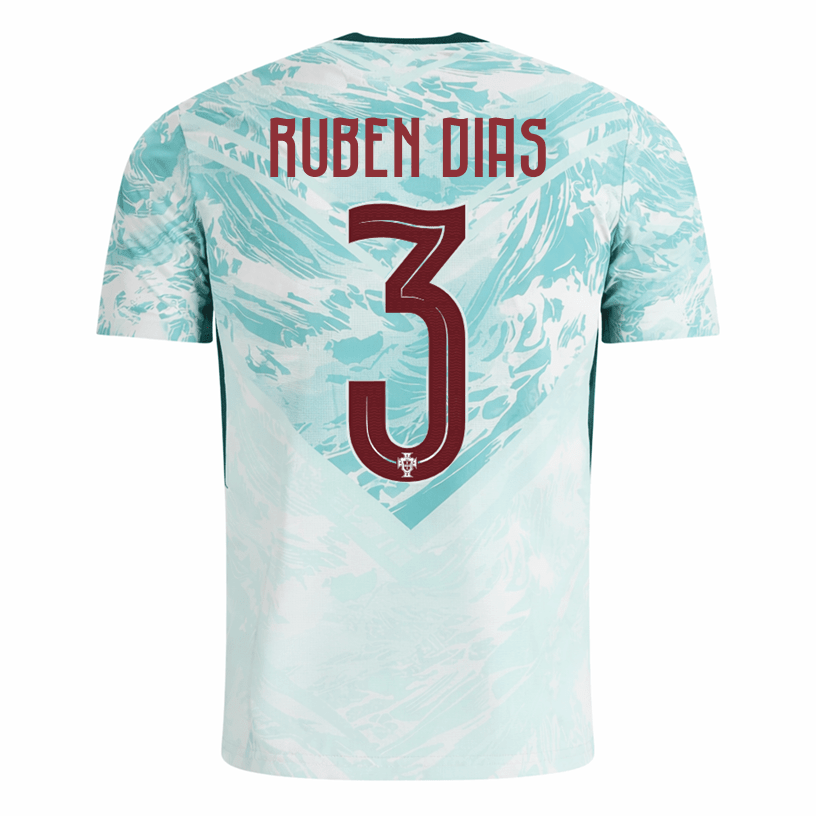 PUMA Men's Ruben Dias Portugal 2026 Away Stadium Jersey (White) | SoccerWearhouse