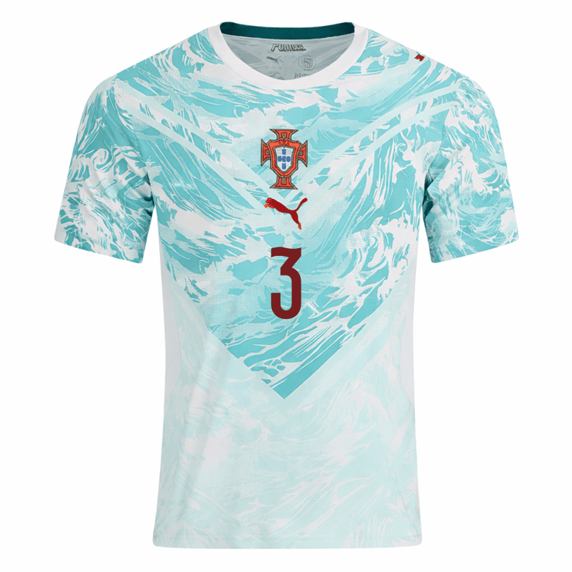PUMA Men's Ruben Dias Portugal 2026 Away Stadium Jersey (White) | SoccerWearhouse