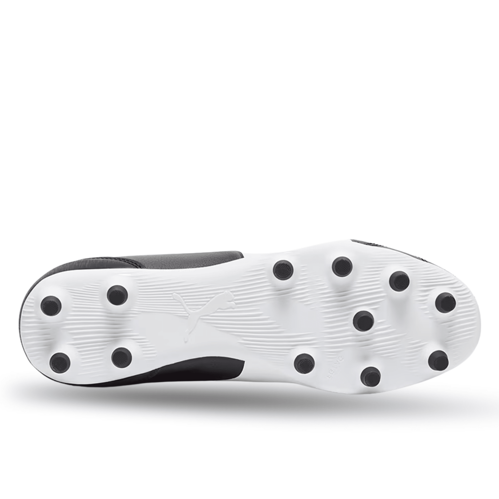 Puma Monarch II FG/AG Soccer Cleats (Puma Black/White) | SoccerWearhouse