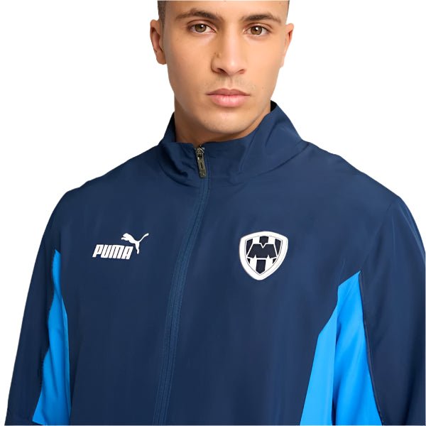 Puma Monterrey 24/25 Ftbl Archive Jacket (Persian Blue/Ignite Blue) | SoccerWearhouse