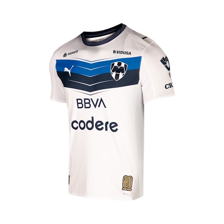 PUMA Monterrey 25/26 Soccer Away Jersey (Puma White) | SoccerWearhouse