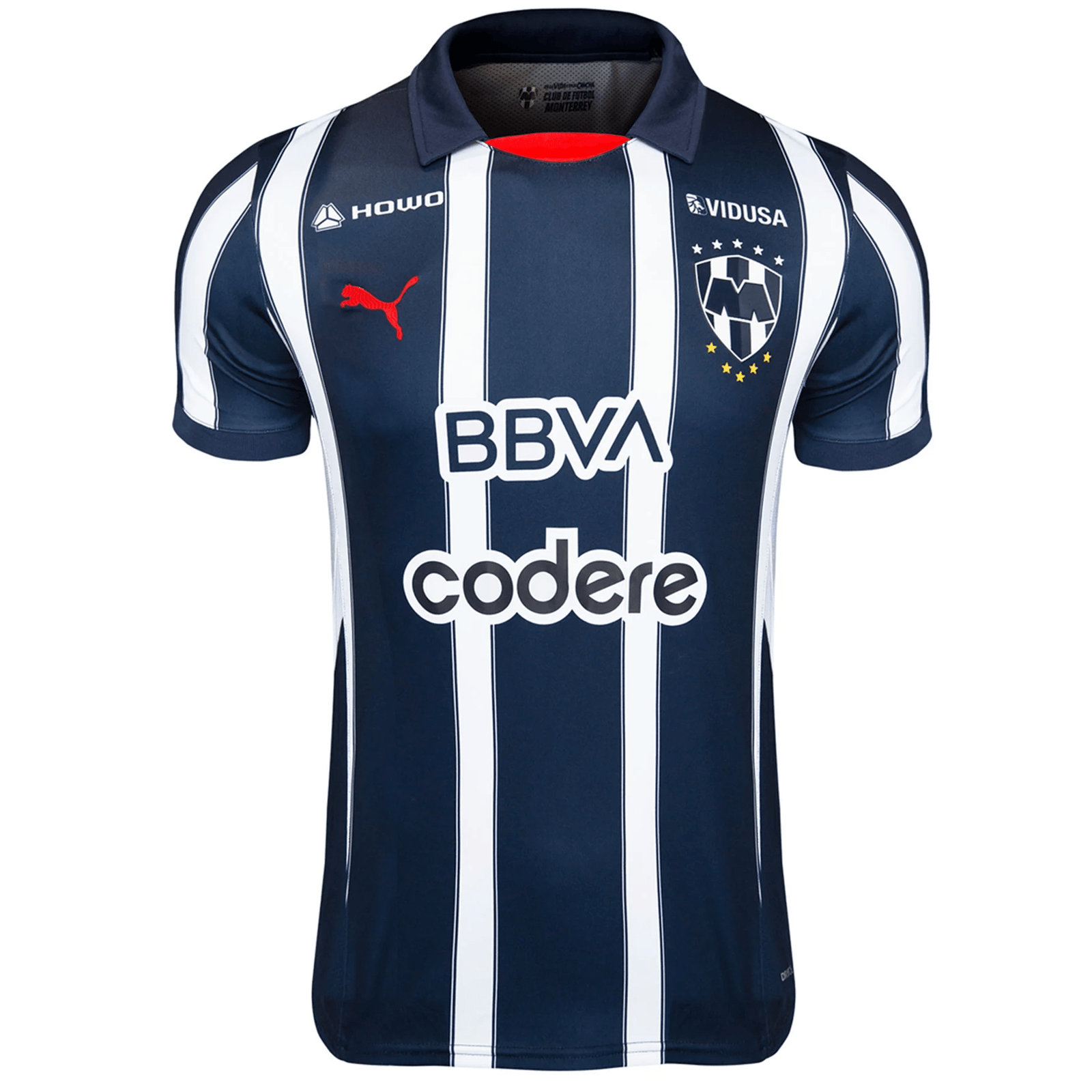 Puma Monterrey Authentic Home Jersey 24/25 (New Navy/White) | SoccerWearhouse