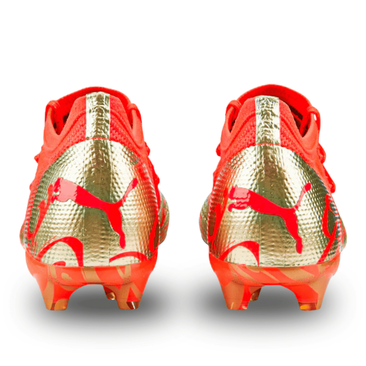 Puma Neymar Jr. Future Z 1.4 Firm Ground Soccer Cleats (Fiery Coral Gold) | SoccerWearhouse
