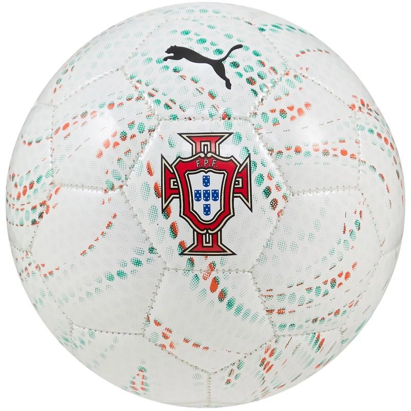 Puma Portugal Fan Mini Soccer Ball (White/Black) | SoccerWearhouse