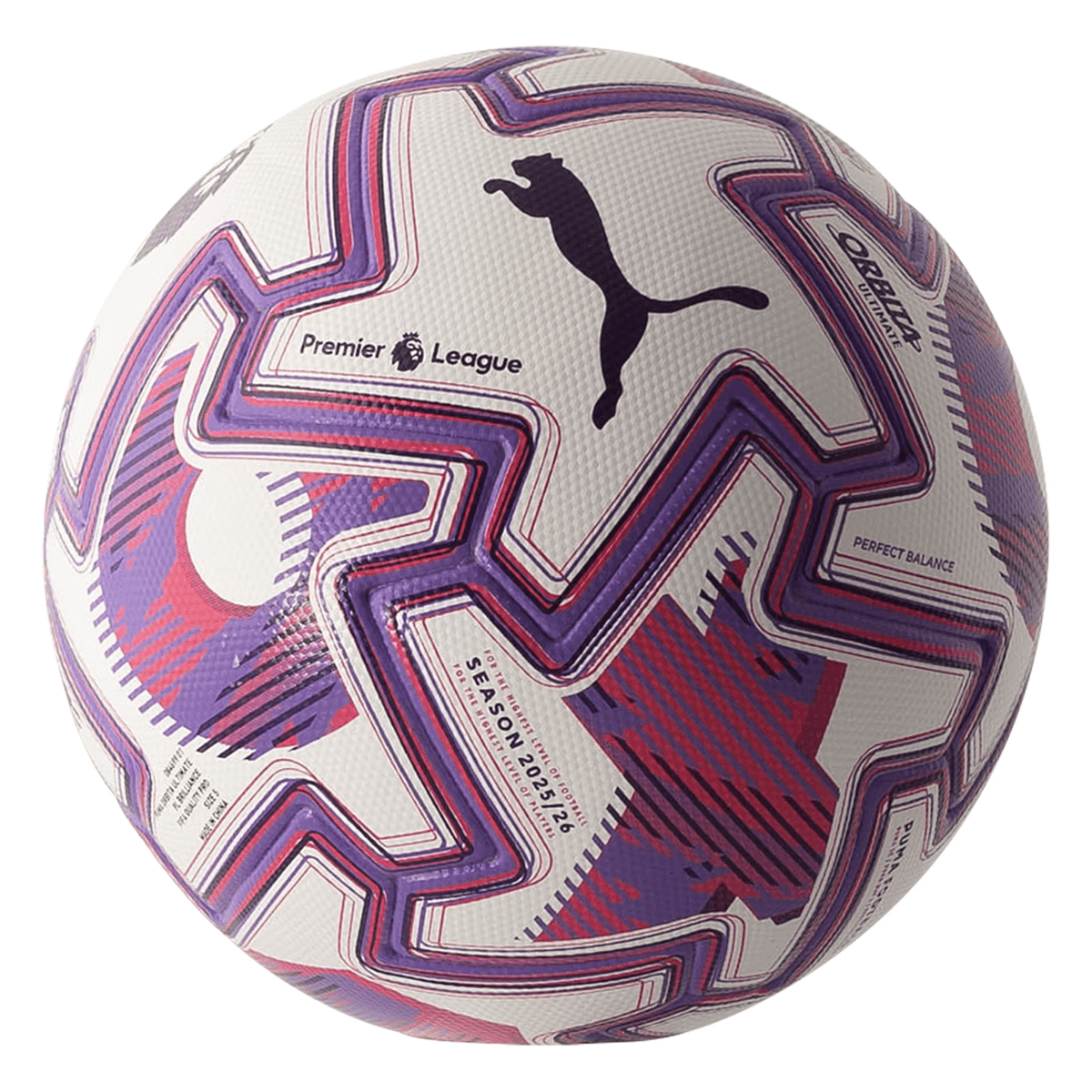 Puma Premier League Orbita Ultimate Brilliance Official Match Ball 25/26 (White/Multi Color) | SoccerWearhouse