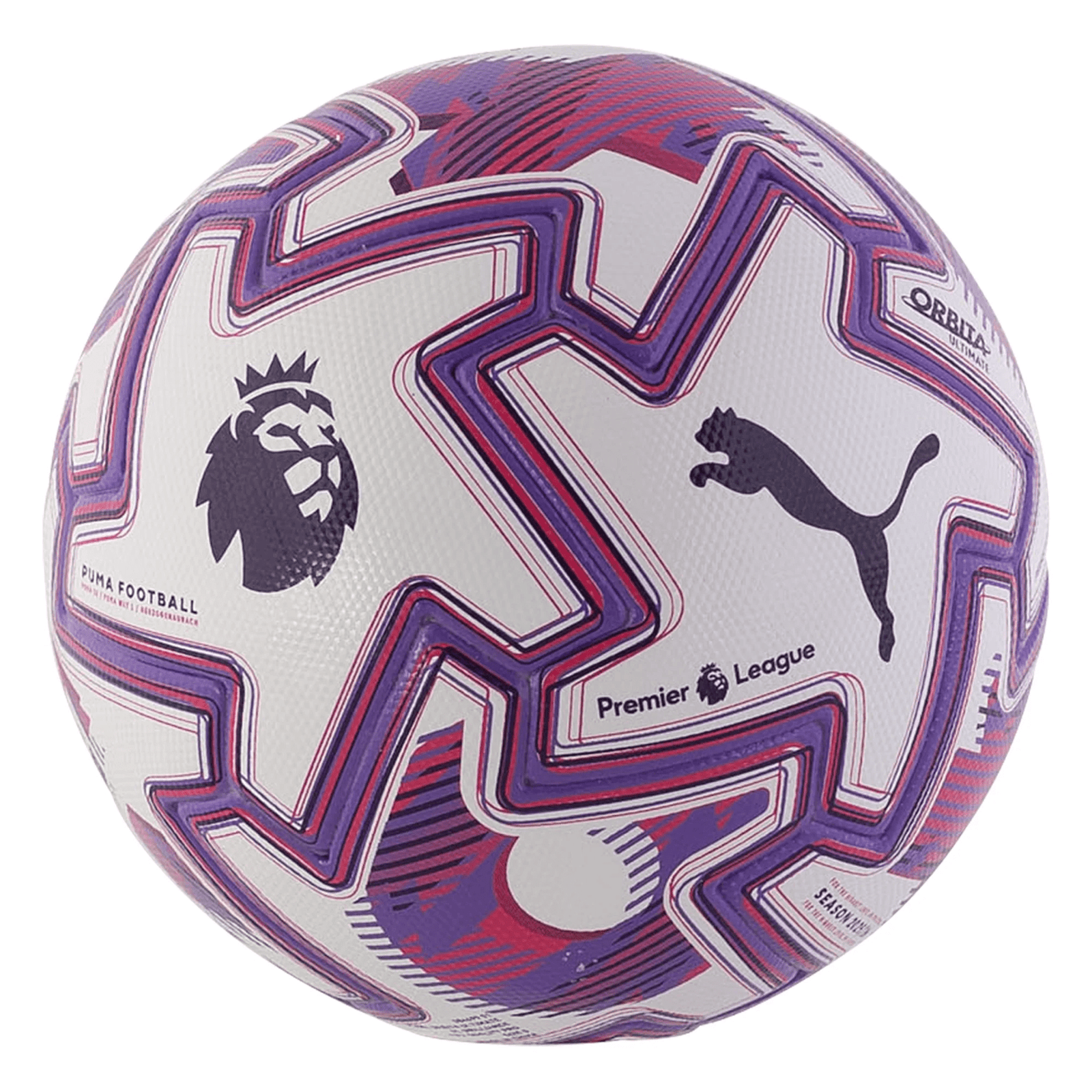 Puma Premier League Orbita Ultimate Brilliance Official Match Ball 25/26 (White/Multi Color) | SoccerWearhouse