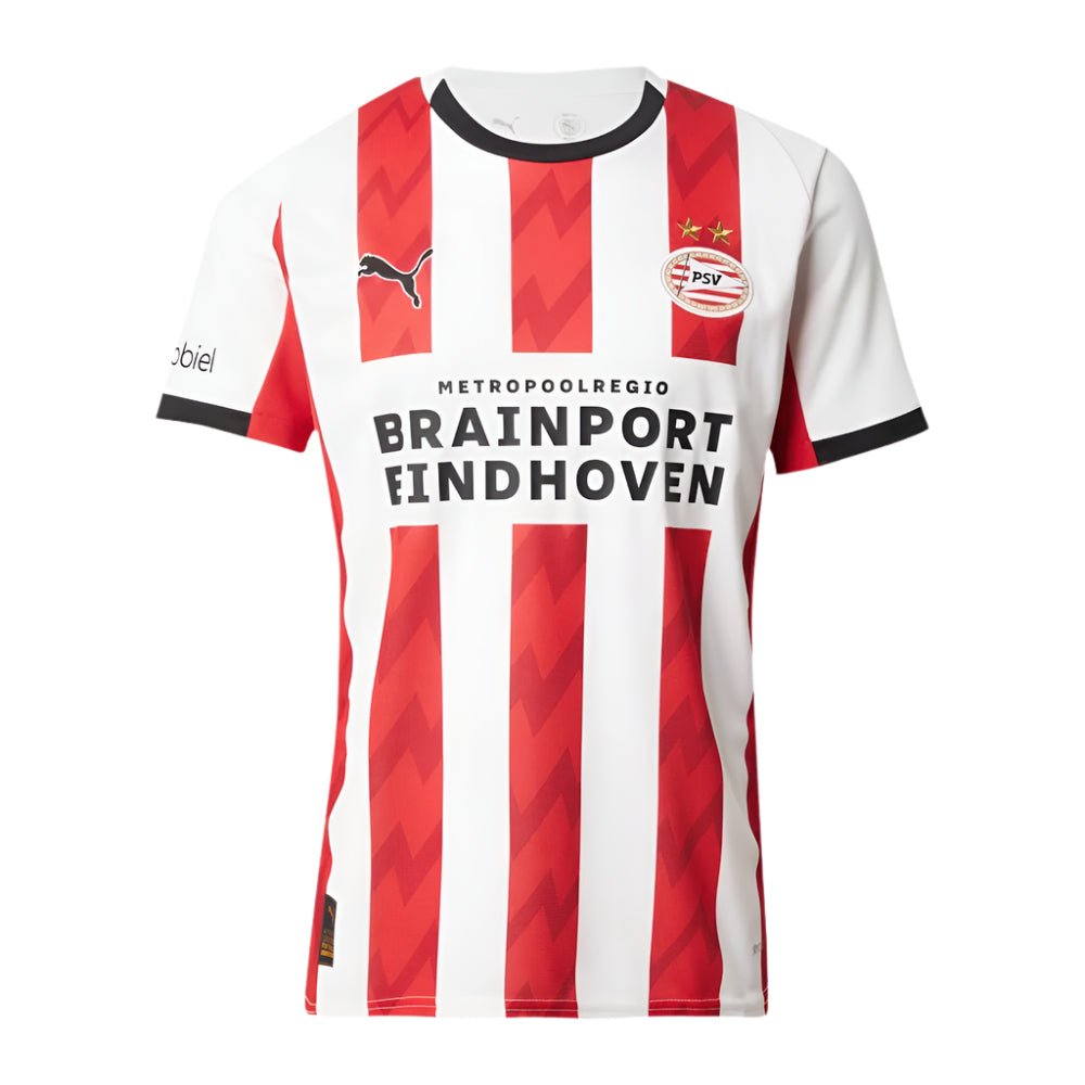 Puma PSV Eindhoven 25/26 Home Jersey (White/Red) | SoccerWearhouse