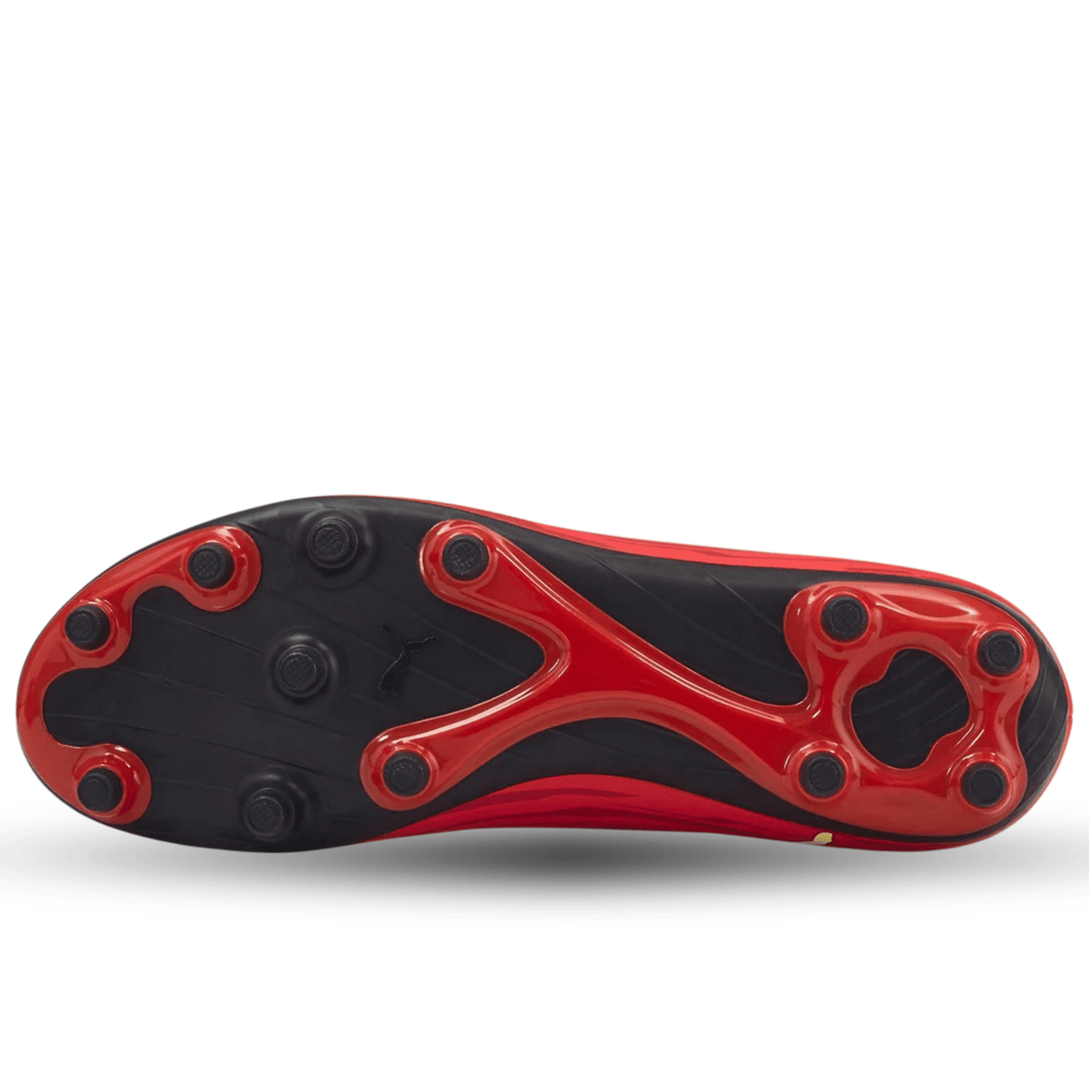 Puma Rapido III FG/AG Soccer Cleats (Red/Fresh Yellow/Chili Pepper) | SoccerWearhouse