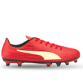 Puma Rapido III FG/AG Soccer Cleats (Red/Fresh Yellow/Chili Pepper)