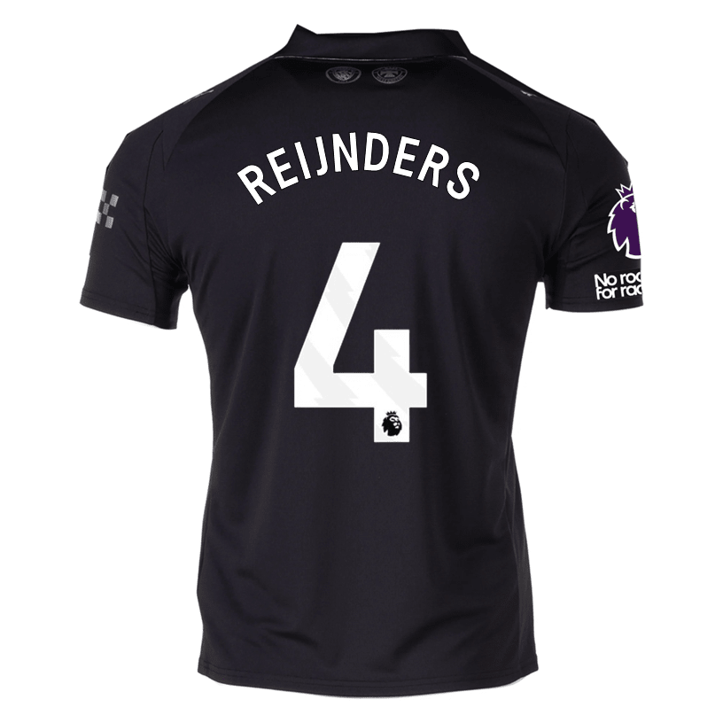Puma Reijnders Men's Manchester City Away Jersey 25/26 w/ NRFR + EPL Patches (Puma Black) | SoccerWearhouse