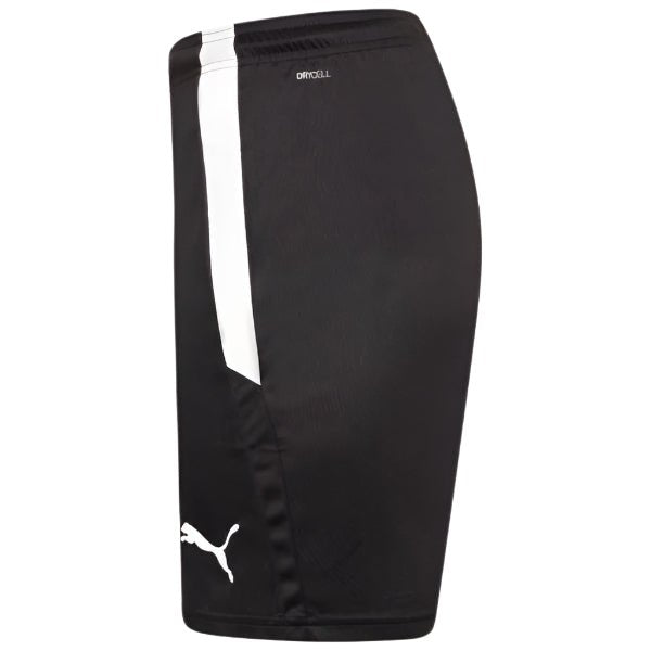 Puma teamLIGA Soccer Shorts (Black/White) | SoccerWearhouse