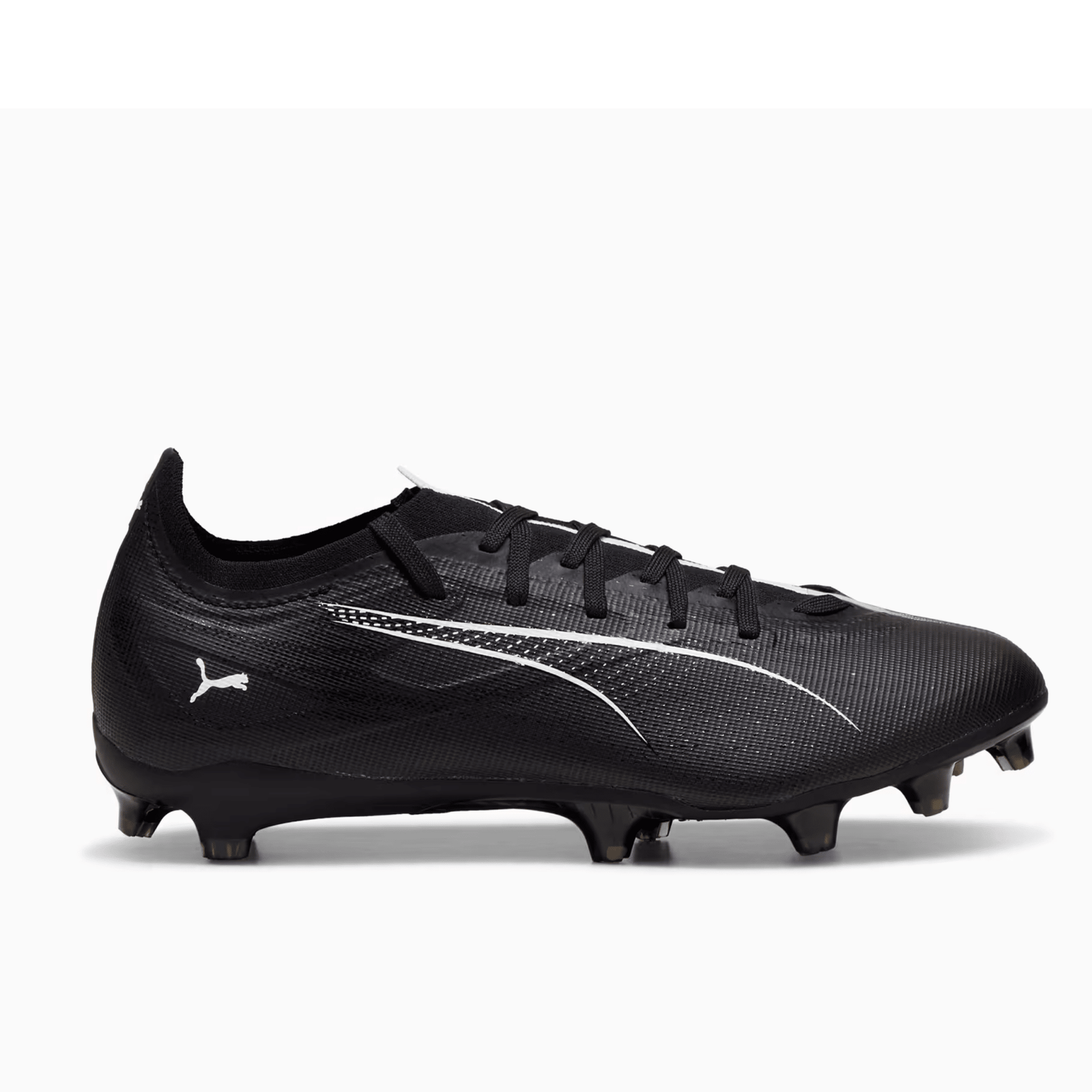 Puma Ultra 5 Match FG/AG Soccer Cleats (Puma Black/Puma White) | SoccerWearhouse