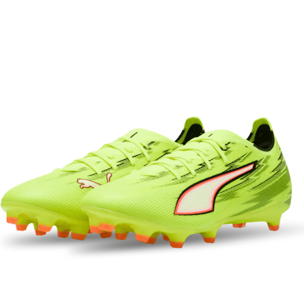 Puma Ultra 6 Match FG/AG Soccer Cleats (Yellow Alert/Glowing Red) | SoccerWearhouse