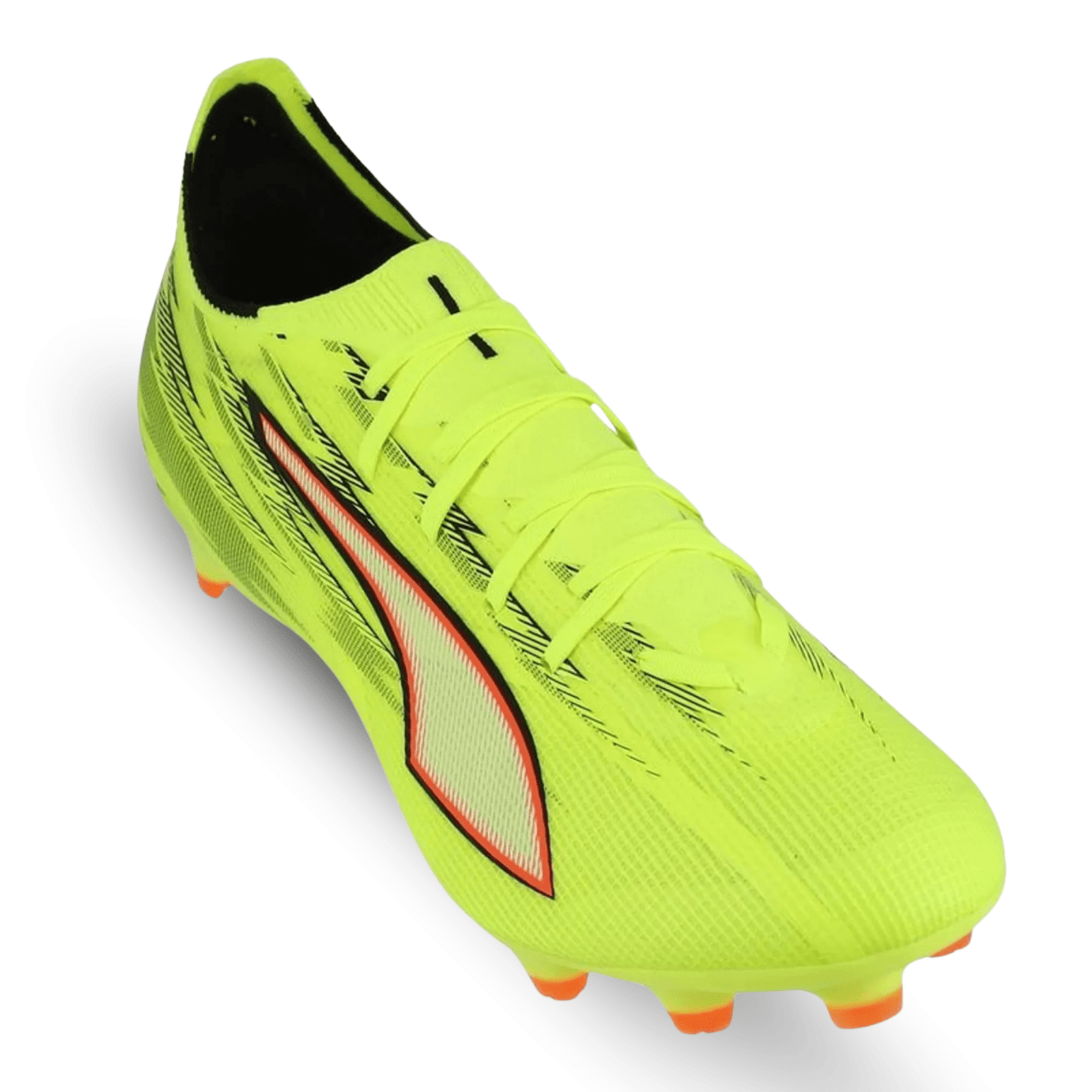 Puma Ultra 6 Match FG/AG Soccer Cleats (Yellow Alert/Glowing Red) | SoccerWearhouse