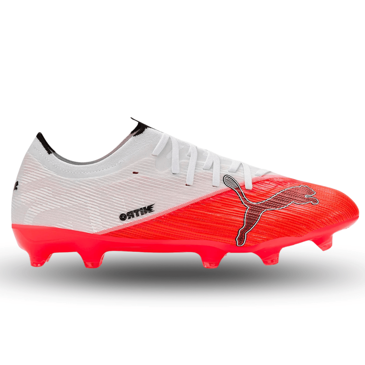 Puma Ultra Nitro 7 Match FG/AG Soccer Cleats (White/Pink) | SoccerWearhouse
