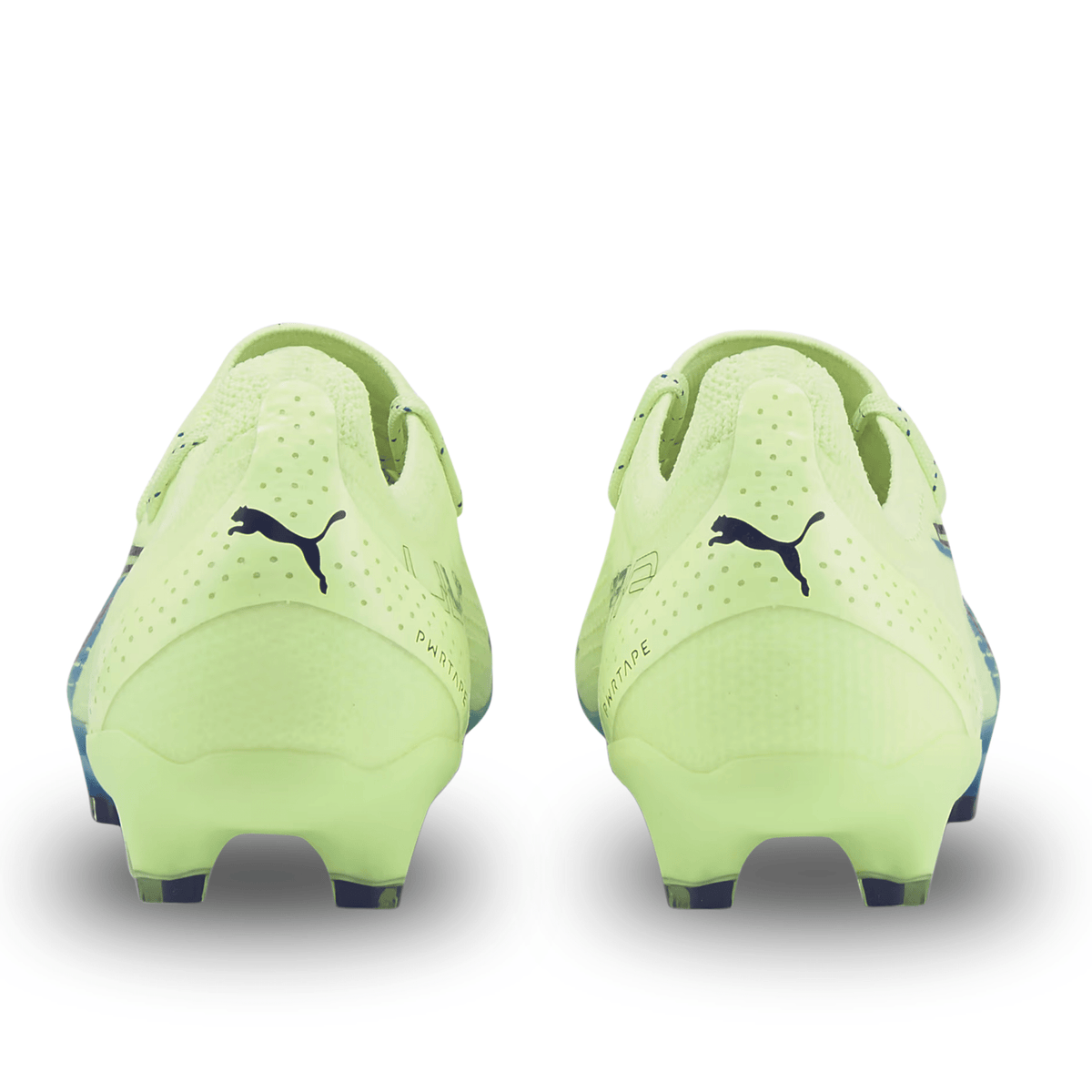 Puma Ultra Ultimate FG/AG Soccer Cleats (Fizzy Light/Parisian Blue) | SoccerWearhouse